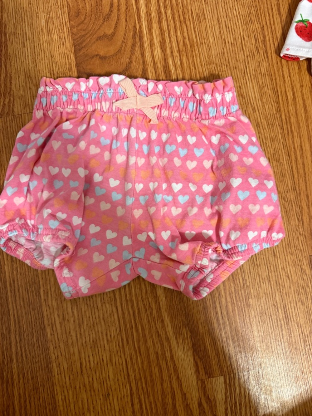 Hatley Pink Heart Baby shorts